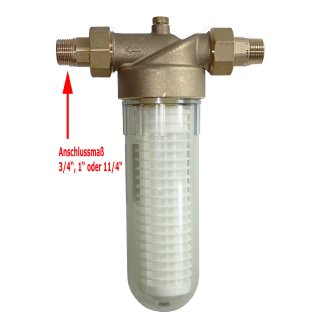 BWG Feinfilter Bavaria Wasserfilter 3/4" 1" 11/4 Trinkwasserfilter Filter B W G