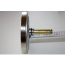 Bimetall Thermometer Zeigerthermometer 0°C-120°C, inkl. Tauchhülse 1/2" Ø 80 mm