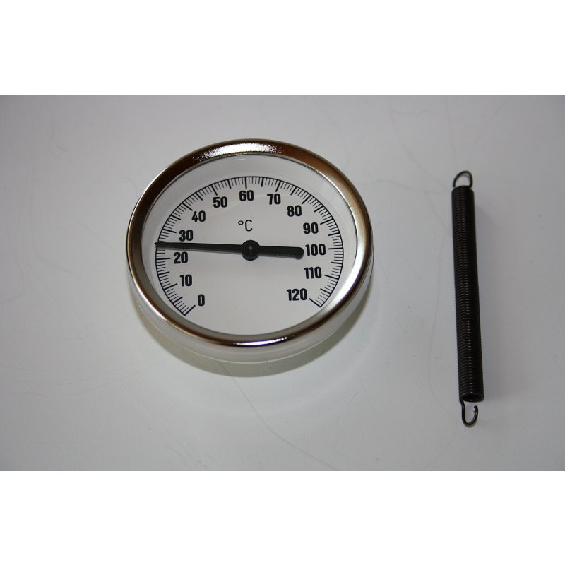 Anlegethermometer Thermometer Bimetall 0 bis 120 ° C 